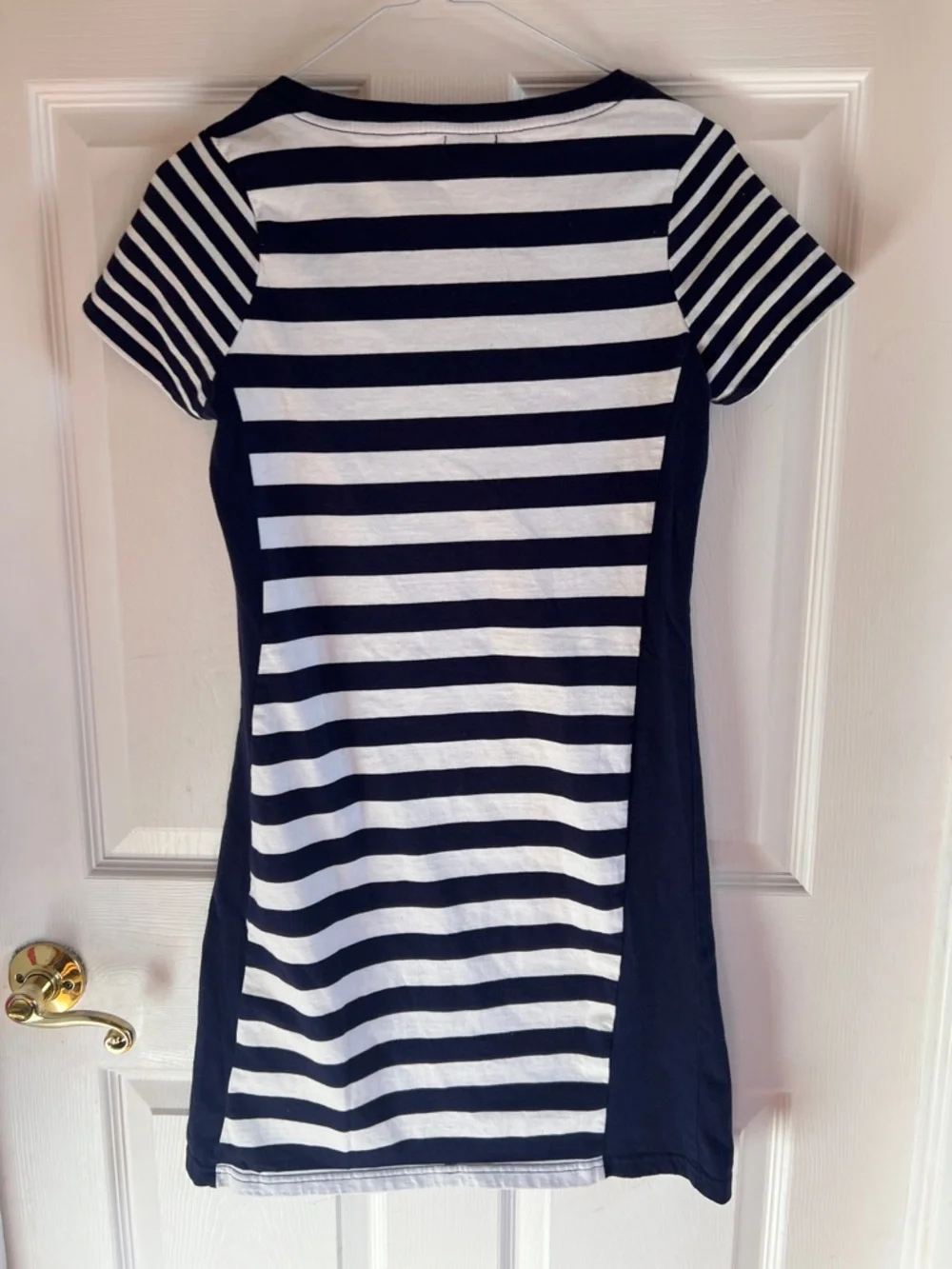 U.S. Polo Assn. Navy & White Striped Short Sleeve Dress with Red Logo - Picture 6 of 6